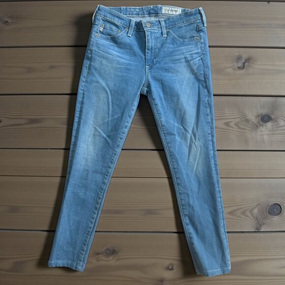 AG ADRIANO GOLDSCHMIED Middle Ankle Light Wash Jeans Size  26R - Picture 1 of 8